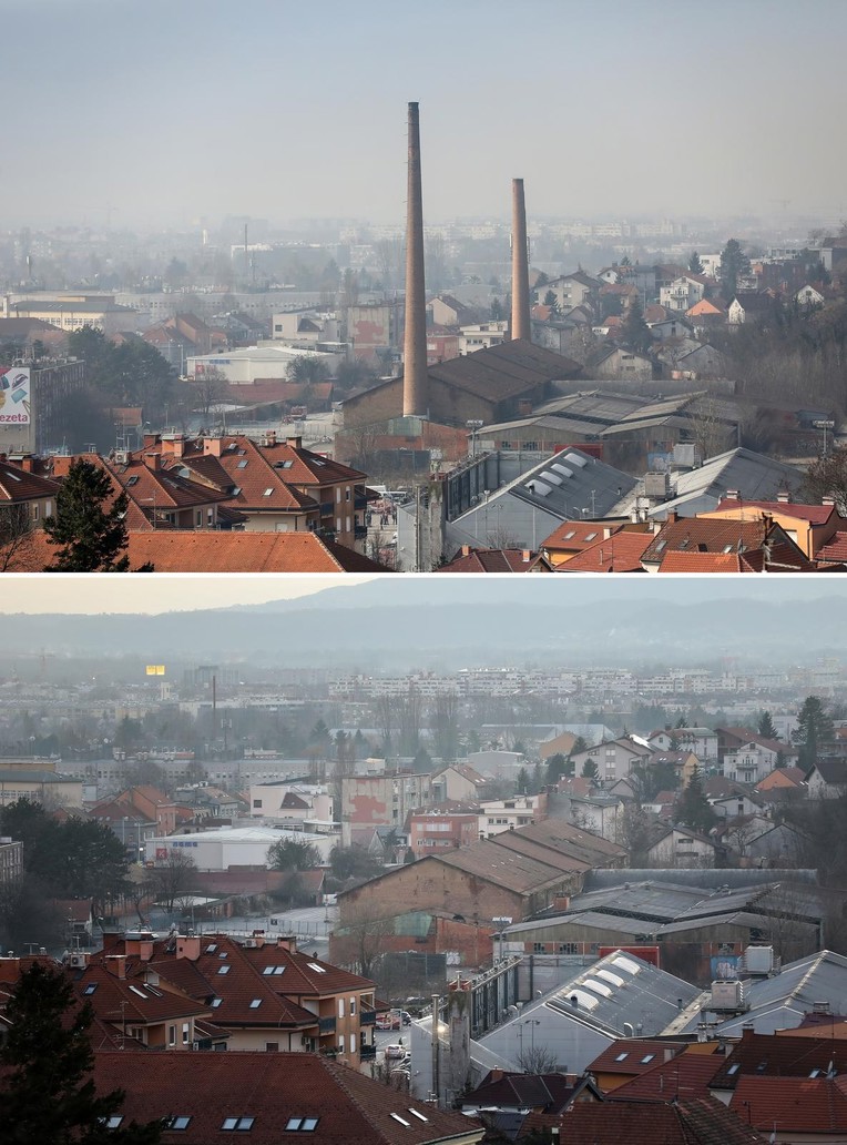 Ciglana Črnomerec, sa i bez dimnjaka